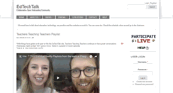 Desktop Screenshot of edtechtalk.com